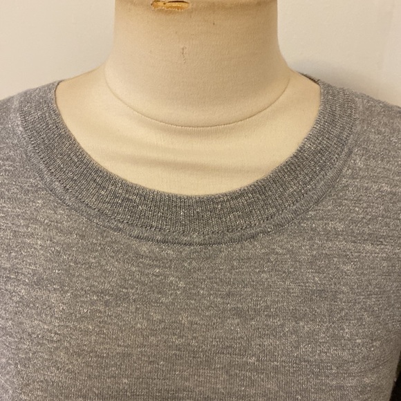 4/$16 Sale J. Crew Gray Wool Crew Neck Sweater, XSmall - Picture 2 of 8